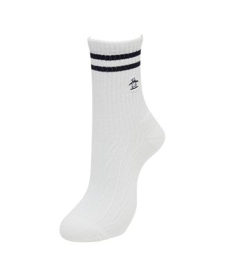 ＜Munsingwear＞マンシングウェア　ＭＵＮＳＩＮＧＷＥＡＲ　クルー丈ラインソックス　【返品不可商品】（ＭＧ５ＦＳＯ００Ｌ）