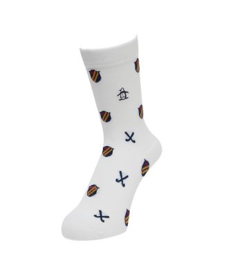 ＜Munsingwear＞マンシングウェア　ＭＵＮＳＩＮＧＷＥＡＲ　ミドル丈消臭アイビーモチーフジャカードソックス　【返品不可商品】（ＭＧ５ＦＳＯ０８Ｍ）