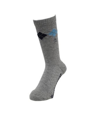 ＜Munsingwear＞マンシングウェア　ＭＵＮＳＩＮＧＷＥＡＲ　クルー丈ウール混アーガイル柄ソックス　【返品不可商品】（ＭＧ５ＦＳＯ１３Ｍ）