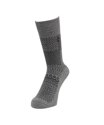 ＜Munsingwear＞マンシングウェア　ＭＵＮＳＩＮＧＷＥＡＲ　クルー丈ウール混ジャカードソックス　【返品不可商品】（ＭＧ５ＦＳＯ１４Ｍ）
