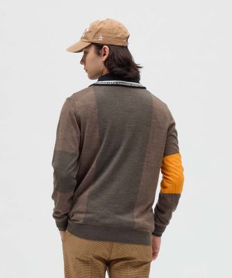 マンシングウェア MUNSINGWEAR 防風裏地付きクルーネック