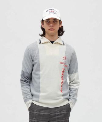 マンシングウェア MUNSINGWEAR 防風裏地付きクルーネック
