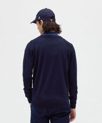 マンシングウェア MUNSINGWEAR アーガイル柄クルーネック