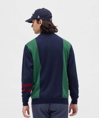 マンシングウェア MUNSINGWEAR ロゴインターシャクルー