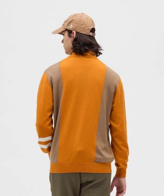 マンシングウェア MUNSINGWEAR ロゴインターシャクルー