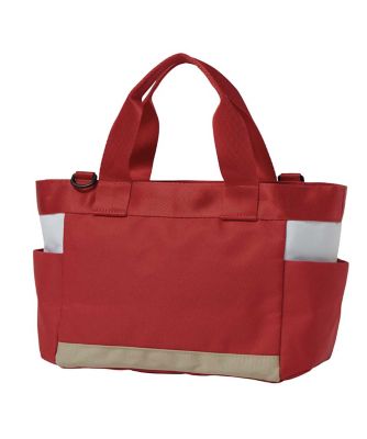 マンシングウェア カートバッグ ポップデザイン ミニトート 赤