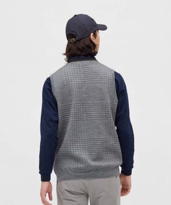 マンシングウェア MUNSINGWEAR グレンチェックVネック