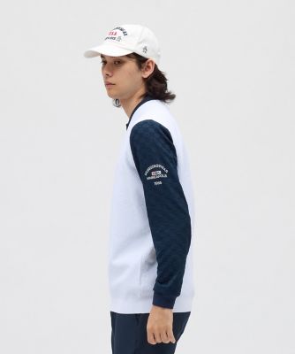 マンシングウェア MUNSINGWEAR 地柄Vネックニットベスト