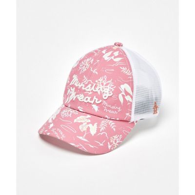 ＜Munsingwear＞マンシングウェア　ＭＵＮＳＩＮＧＷＥＡＲ　アロハ柄プリント　クーリングキャップ（ＭＧ５ＳＣＰ０７Ｍ）