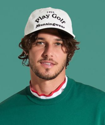 ＜Munsingwear＞ロゴプリント　３Ｄ刺しゅうキャップ（ＭＧ５ＳＣＰ２０Ｍ）