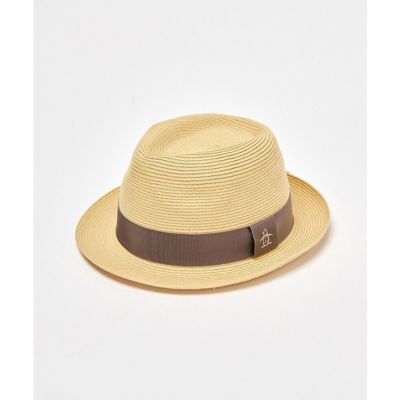 ＜Munsingwear＞マンシングウェア　ＭＵＮＳＩＮＧＷＥＡＲ　ＰＰブレード編み　中折れハット（ＭＧ５ＳＣＰ７２Ｍ）