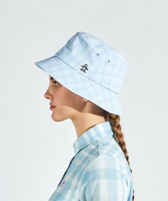マンシングウェア MUNSINGWEAR チェック柄 バケットハット