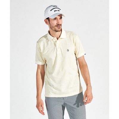 ＜Munsingwear＞吸汗速乾フラッグモチーフジャカード半袖ポロシャツ（ＭＧ５ＳＨＳ２１Ｍ）