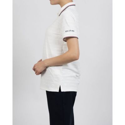マンシングウェア MUNSINGWEAR 地柄ジャカード半袖