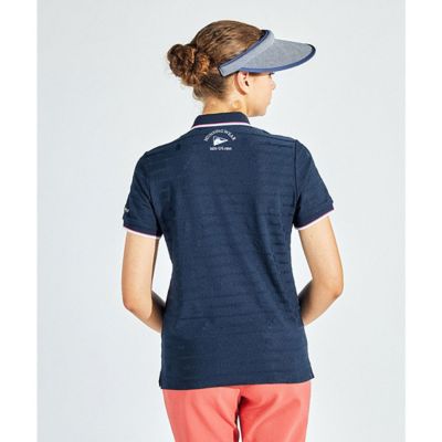 マンシングウェア MUNSINGWEAR 地柄ジャカード半袖