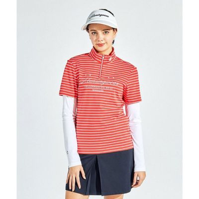 ＜Munsingwear＞マンシングウェア　ＭＵＮＳＩＮＧＷＥＡＲ　Ｓｕｎｓｃｒｅｅｎ　ＮＩＲ　袖脱着スタンドジップ半袖シャツ（ＭＧ５ＳＨＳ２３Ｌ）