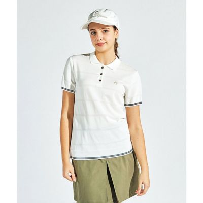 マンシングウェア MUNSINGWEAR ペンギンジャカード半袖