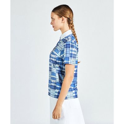 マンシングウェア MUNSINGWEAR マドラスチェック半袖シャツ