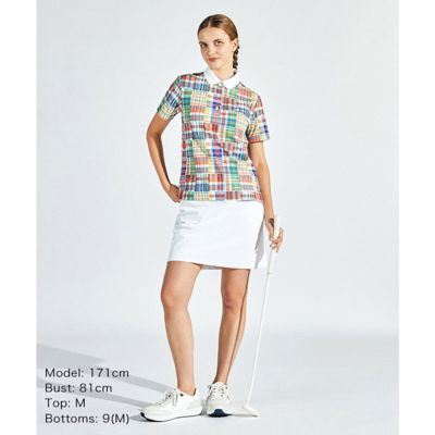 マンシングウェア MUNSINGWEAR マドラスチェック半袖シャツ