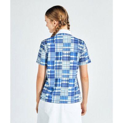 マンシングウェア MUNSINGWEAR マドラスチェック半袖シャツ