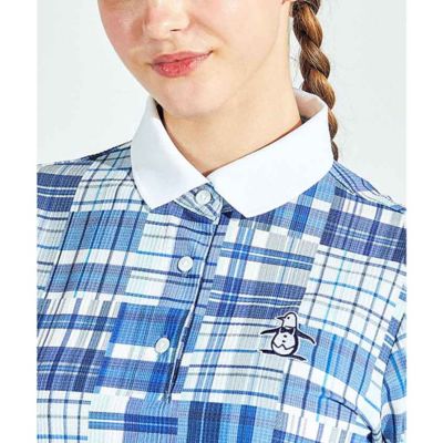 マンシングウェア MUNSINGWEAR マドラスチェック半袖シャツ