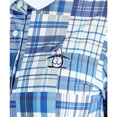 マンシングウェア MUNSINGWEAR マドラスチェック半袖シャツ