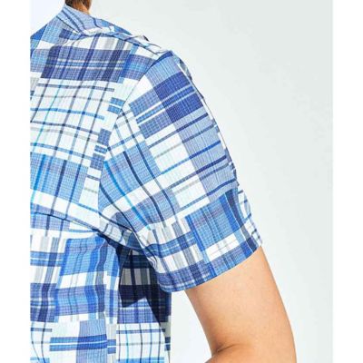 マンシングウェア MUNSINGWEAR マドラスチェック半袖シャツ