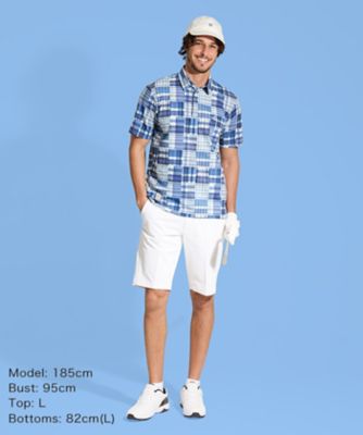 マンシングウェア MUNSINGWEAR マドラスチェック総柄