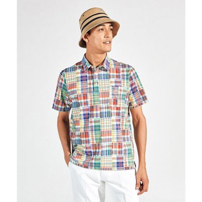 マンシングウェア MUNSINGWEAR マドラスチェック総柄