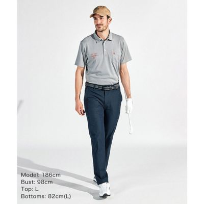 マンシングウェア MUNSINGWEAR ストレッチ千鳥ジャカード