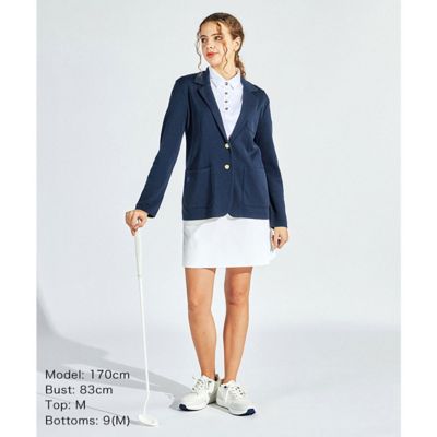 コットン×ポリエステル ニットジャケット（MG5SJK01L