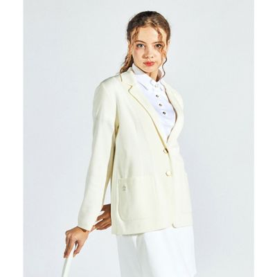 コットン×ポリエステル ニットジャケット（MG5SJK01L