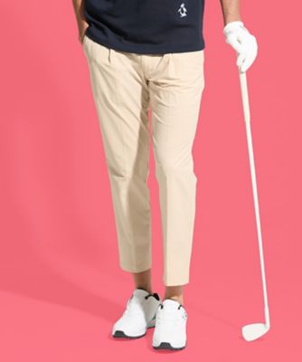 ＜Munsingwear＞マンシングウェア　ＭＵＮＳＩＮＧＷＥＡＲ　ダブルクロスアンクル丈ワンタックイージーパンツ（ＭＧ５ＳＬＰ２７Ｍ）