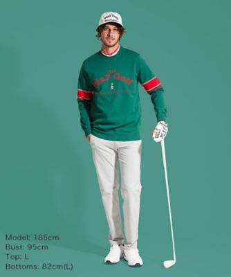 マンシングウェア R-ライン ゴルフ 2way ウェア グリーン M マンシングウェア MUNSINGWEAR 360°ストレッチ ウエスト