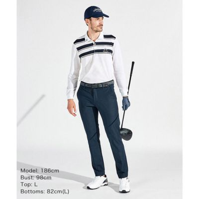 マンシングウェア MUNSINGWEAR パネルボーダー長袖