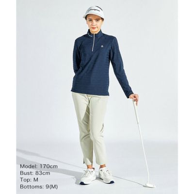 吸汗速乾地柄ジャカード長袖ジップアップシャツ（MG5SLS25L