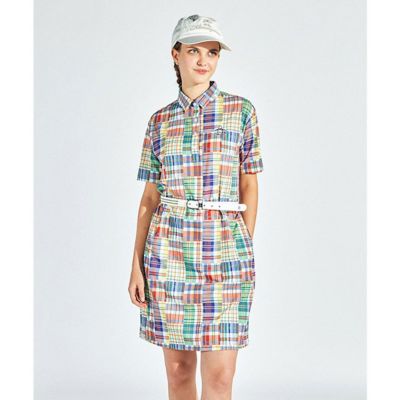 マドラスチェック半袖ワンピース（MG5SOP22L） | Munsingwear