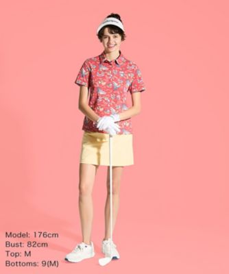 竹田麗央プロ着用】はっ水ストレッチダブルクロススカート