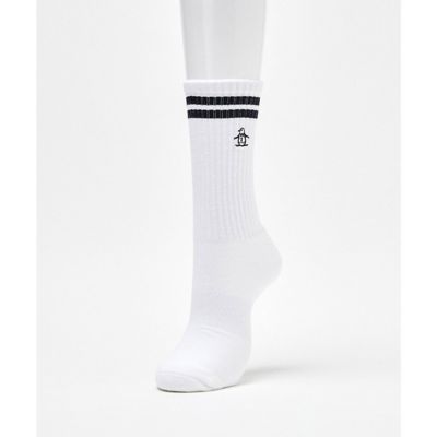 ＜Munsingwear＞クルー丈　ライン入りリブソックス【返品不可商品】（ＭＧ５ＳＳＯ０１Ｍ）