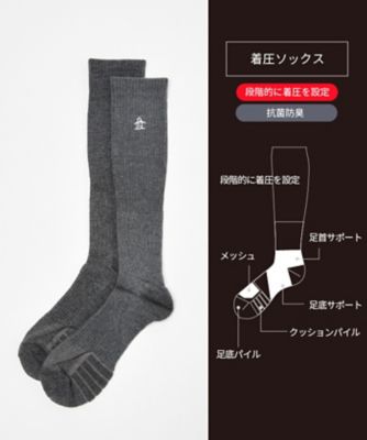 着圧 ワンポイントハイソックス【返品不可商品】（MG5SSO02M