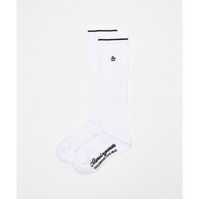＜Munsingwear＞マンシングウェア　ＭＵＮＳＩＮＧＷＥＡＲ　着圧　ライン入りハイソックス【返品不可商品】（ＭＧ５ＳＳＯ０４Ｌ）