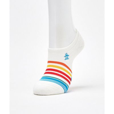 ＜Munsingwear＞マンシングウェア　ＭＵＮＳＩＮＧＷＥＡＲ　スニーカーイン　マルチボーダーソックス【返品不可商品】（ＭＧ５ＳＳＯ１２Ｌ）