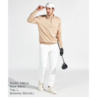 アメリカン・シーアイランドコットンハーフジップセーター