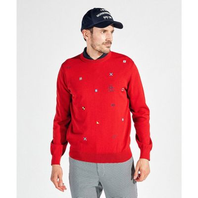 ＜Munsingwear＞フラッグモチーフ刺繍セーター（ＭＧ５ＳＳＴ２１Ｍ）