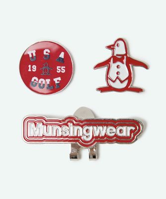 ＜Munsingwear＞マンシングウェア　ＭＵＮＳＩＮＧＷＥＡＲ　リトルピート＆シーズングラフィックマーカー２個セット（ＭＧ６ＳＡＺ７６Ｌ）