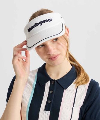 マンシングウェア MUNSINGWEAR ロゴデザインサンバイザー