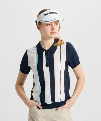 ☆未使用☆Munsingwear マンシングウェア レディース 半袖ポロシャツ 半袖ニットポロシャツ（MG6SHS32L） | Munsingwear