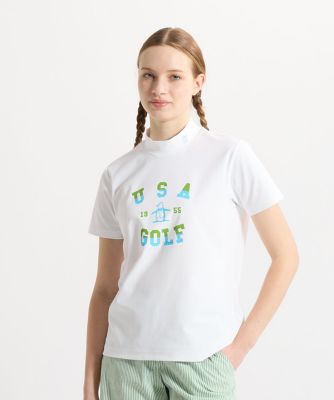 【新品タグ付き】マンシングウェア Munsing wear 半袖シャツ 白 マンシングウェア MUNSINGWEAR Sunscreen NIR