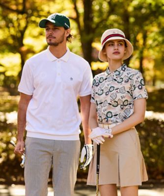マンシングウェア MUNSINGWEAR 吸汗ロゴジャカード半袖