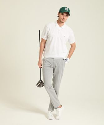 マンシングウェア MUNSINGWEAR 吸汗ロゴジャカード半袖